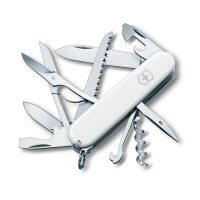 Navaja multiusos Victorinox Huntsman blanca de 15 funciones - Cuchillalia.com