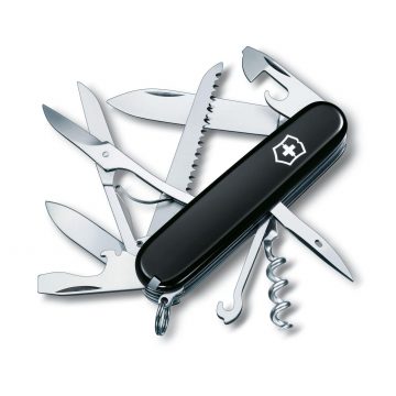 Navaja multiusos Victorinox Huntsman negra de 15 funciones – Cuchillalia.com