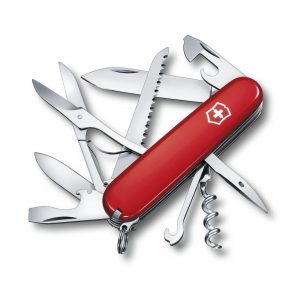 Navaja multiusos Victorinox Huntsman roja de 15 funciones - Cuchillalia.com