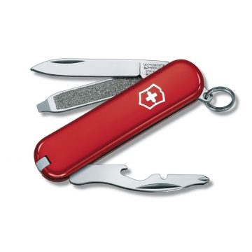 Navaja multiusos Victorinox Rally en rojo – Cuchillalia.com