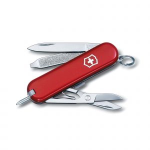 Navaja multiusos Victorinox Signature roja con 8 funciones - Cuchillalia.com