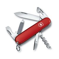 Navaja multiusos Victorinox Sportsman roja con 13 funciones - Cuchillalia.com