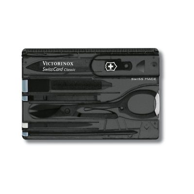 Tarjeta multiusos Victorinox Swiss Card Classic negra 0.7133.T3 - Cuchillalia.com