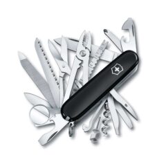 Navaja multiusos Victorinox Swiss Champ negra con 33 funciones - Cuchillalia.com