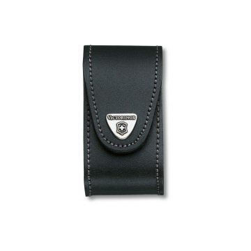 Funda de cuero negro para navajas medianas de Victorinox 4.0521.3 – Cuchillalia.com