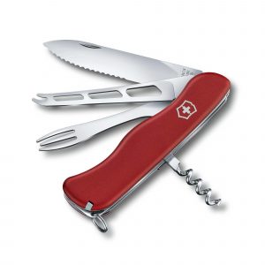 Navaja Victorinox Cheese Master W con mango rojo ergonómico - Cuchillalia.com