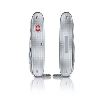 Anverso y reverso de la navaja multiusos Victorinox Farmer X Alox con mango de aluminio y 10 funciones – Cuchillalia.com