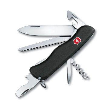 Navaja Victorinox Forester Negro con mango ergonómico – Cuchillalia.com