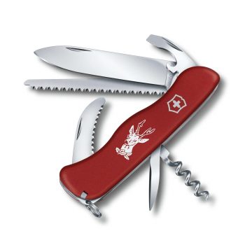 Navaja Victorinox Hunter con mango rojo ergonómico – Cuchillalia.com