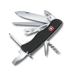 Navaja Victorinox Outrider con mango negro ergonómico - Cuchillalia.com