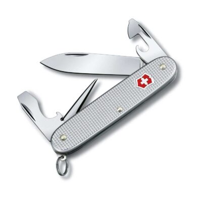 Navaja multiusos Victorinox Pioneer Alox con mango de aluminio y 8 funciones - Cuchillalia.com