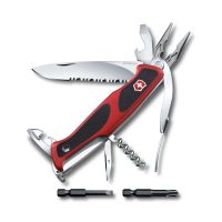 Navaja Multiusos Victorinox Ranger 174 W Grip con mango ergonómico rojo - Cuchillalia.com