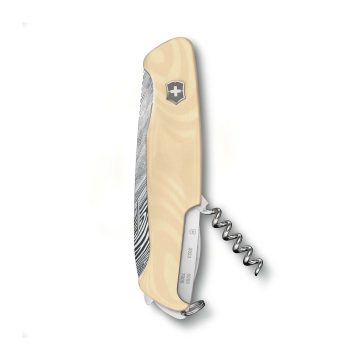 Sacacorchos de la navaja Victorinox Ranger 55 Mic Damast Limited Edition 2023 con mango micarta – Cuchillalia.com