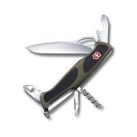 Navaja Victorinox Ranger 61 M Grip con mango ergonómico verde - Cuchillalia.com