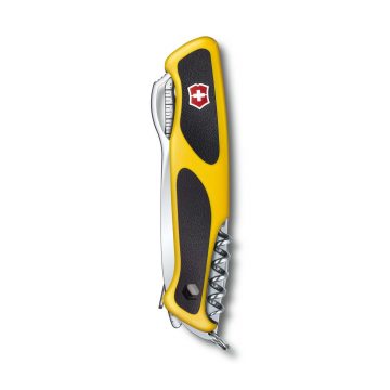 Navaja Multiusos Victorinox Ranger Boatsman cerrada con mango ergonómico amarillo – Cuchillalia.com