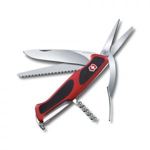 Navaja Multiusos Victorinox Ranger Gardener Grip con mango ergonómico rojo - Cuchillalia.com