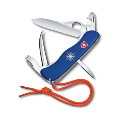 Victorinox Skipper PRO MW multitool pocket knife with blue ergonomic handle - Cuchillalia.com