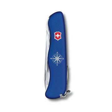 Navaja Victorinox Skipper W cerrada con mango azul ergonómico – Cuchillalia.com