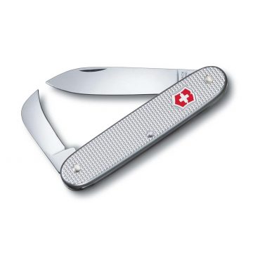 Navaja Victorinox Swiss Army 2 Alox con mango de aluminio y doble hoja – Cuchillalia.com