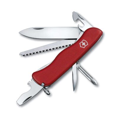 Navaja Victorinox Trailmaster con mango rojo ergonómico - Cuchillalia.com