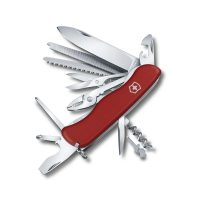 Navaja Victorinox Work Champ con mango rojo ergonómico - Cuchillalia.com