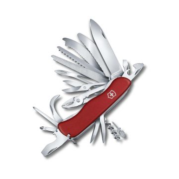 Navaja Victorinox Work Champ XL con mango rojo ergonómico – Cuchillalia.com