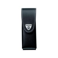 Funda negra de piel para el cinturón para multiusos grandes de Victorinox - Cuchillalia.com