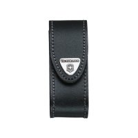 Funda negra de piel con enganche giratorio para el cinturón para multiusos grandes de Victorinox - Cuchillalia.com