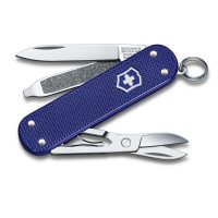 Navaja multiusos Victorinox Classic SD Alox Night Dive con mango de aluminio - Cuchillalia.com