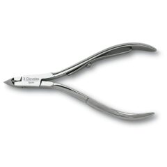 Alicate corta cutículas de 10 cm, 3 mm de corte y montaje superpuesto - 3 Claveles 12099 - Cuchillalia.com