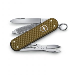 Victorinox Classic SD Alox Navaja multiusos de aluminio rojo con 5  funciones 