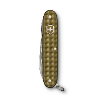 Anverso de la navaja multiusos Victorinox Pioneer X Alox Cafe Terra 2024 Edición Limitada – Cuchillalia.com