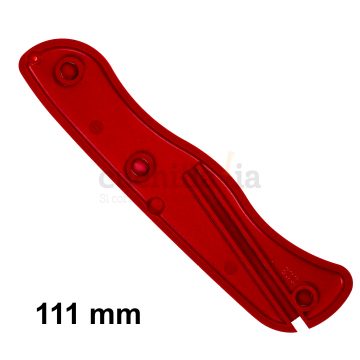 Reverso de la cacha delantera de 111 mm en color rojo de recambio para navajas multiusos Victorinox C-8900.9 – Cuchillalia.com