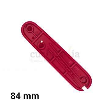 Reverso de la cacha delantera de 84 mm en color rojo de recambio para navajas multiusos Victorinox C-2600.3 – Cuchillalia.com