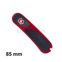 Cacha delantera de 85 mm en color rojo y negro de recambio para navajas multiusos Victorinox Evogrip C-2730.C3 - Cuchillalia.com