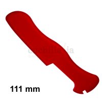 Cacha trasera de 111 mm en color rojo de recambio para navajas multiusos Victorinox C-8300.4 - Cuchillalia.com
