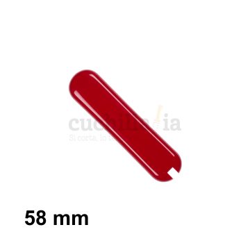 Cacha trasera de 58 mm en color rojo de recambio para navajas multiusos Victorinox C-6200.4 – Cuchillalia.com