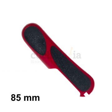 Cacha trasera de 85 mm en color rojo y negro de recambio para navajas multiusos Victorinox Evogrip C-2730.C4 – Cuchillalia.com