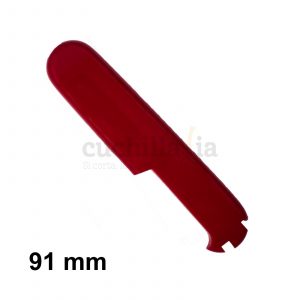 Cacha trasera de 91 mm en color rojo de recambio para navajas multiusos Victorinox C-3500.4 - Cuchillalia.com