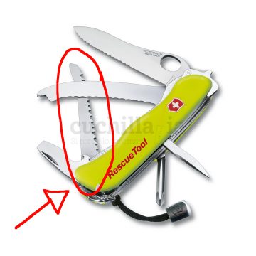 Sierra corta cristales para navaja Victorinox Rescue – Cuchillalia.com