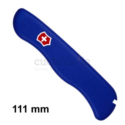 Cacha delantera de 111 mm en color azul de recambio para navajas multiusos Victorinox C-8902.9 - Cuchillalia.com