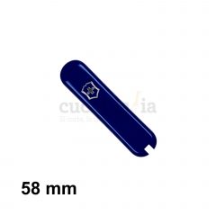 Cacha delantera de 58 mm en color azul de recambio para navajas multiusos Victorinox C-6202.3 - Cuchillalia.com