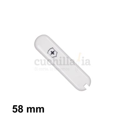 Cacha delantera de 58 mm en color blanco de recambio para navajas multiusos Victorinox - C-6207.3 - Cuchillalia.com