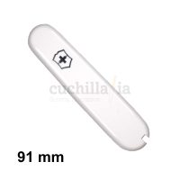 Cacha delantera de 91 mm en color blanco de recambio para navajas multiusos Victorinox - C-3607.3 - Cuchillalia.com