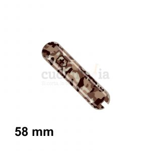 Cacha delantera de 58 mm de camuflaje desierto de recambio para navajas multiusos Victorinox - C-6294.31 - Cuchillalia.com