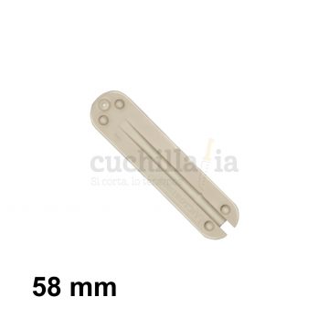 Reverso de la cacha delantera de 58 mm de camuflaje desierto de recambio para navajas multiusos Victorinox – C-6294.31 – Cuchillalia.com