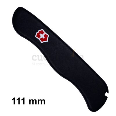Cacha delantera de 111 mm en color negro de recambio para navajas multiusos Victorinox C-8903.9 - Cuchillalia.com