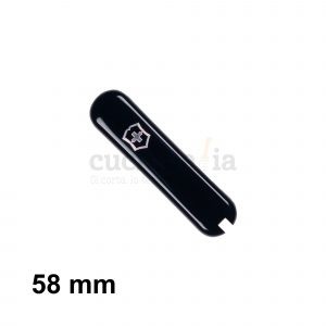 Cacha delantera de 58 mm en color negro de recambio para navajas multiusos Victorinox C-6203.3 - Cuchillalia.com