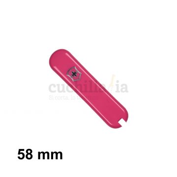 Cacha delantera de 58 mm en color rosa de recambio para navajas multiusos Victorinox – C-6251.3 – Cuchillalia.com