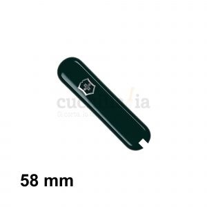 Cacha delantera de 58 mm en color verde de recambio para navajas multiusos Victorinox C-6204.3 - Cuchillalia.com